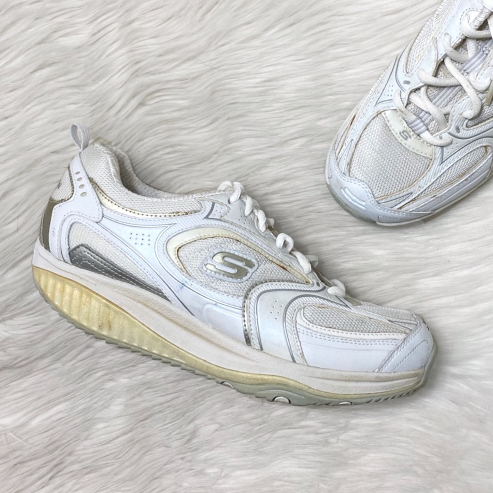 Skechers Shape Ups White Y2K Vintage Sneakers